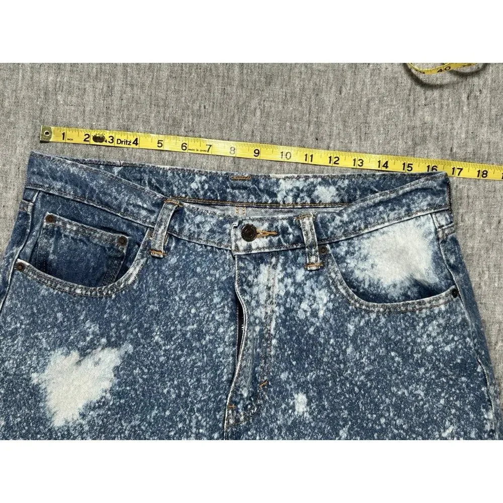 Levis Super Baggy Jeans Men 32x34 Acid Wash Drawstring Skateboarding Y2K